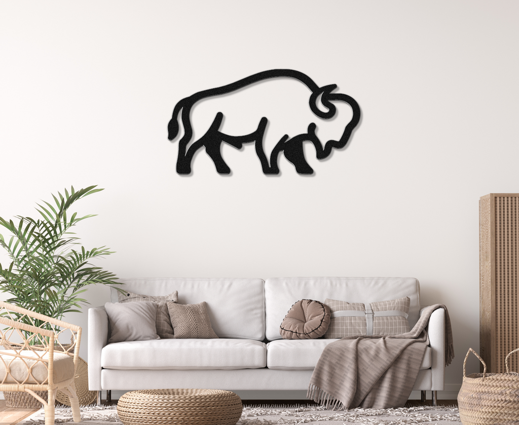 Buffalo Metal Wall Art