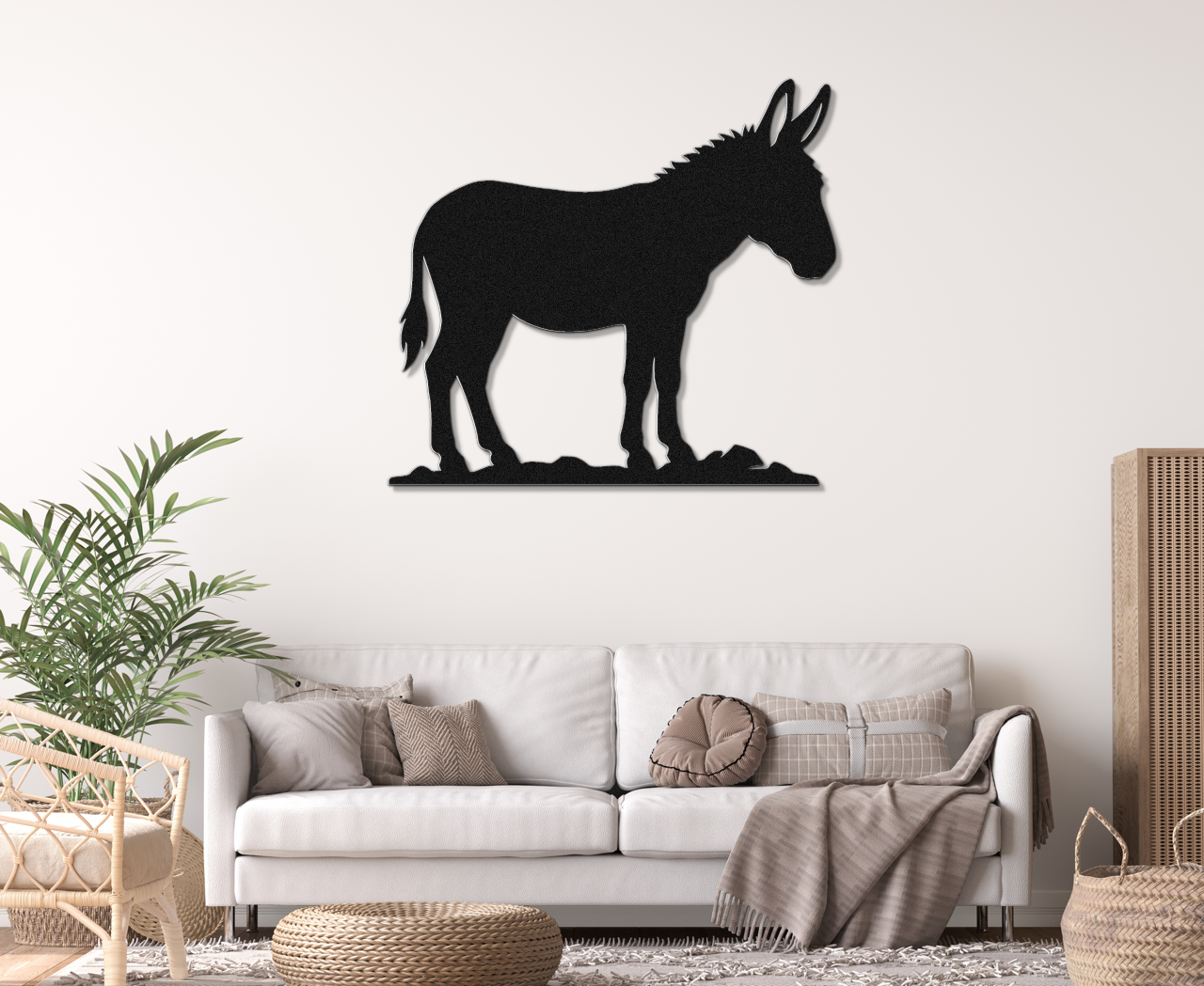 Burro Metal Wall Art