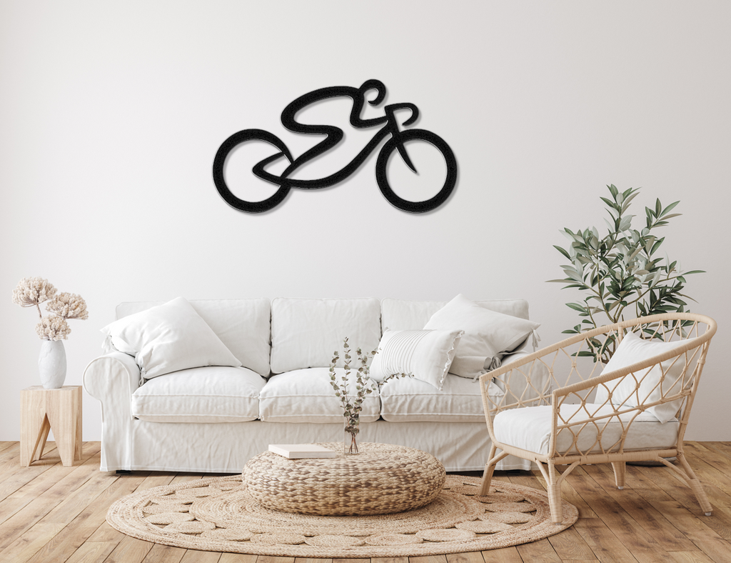 Cycling Metal Wall Art