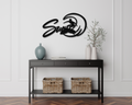 Surfer Metal Wall Art