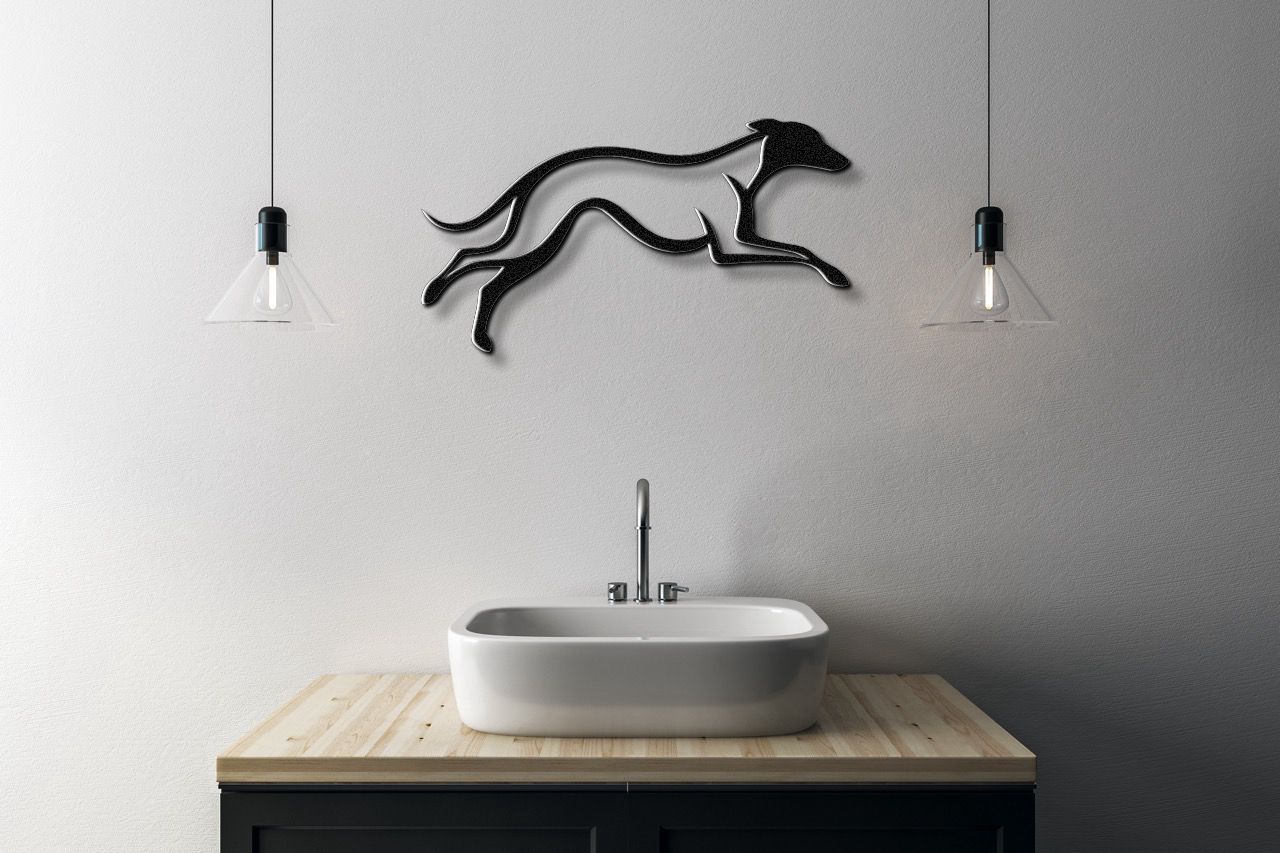 Greyhound Metal Wall Art