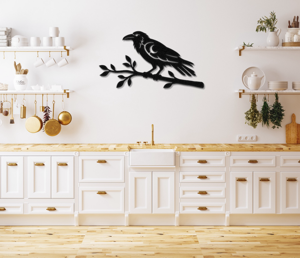 Raven Metal Wall Art