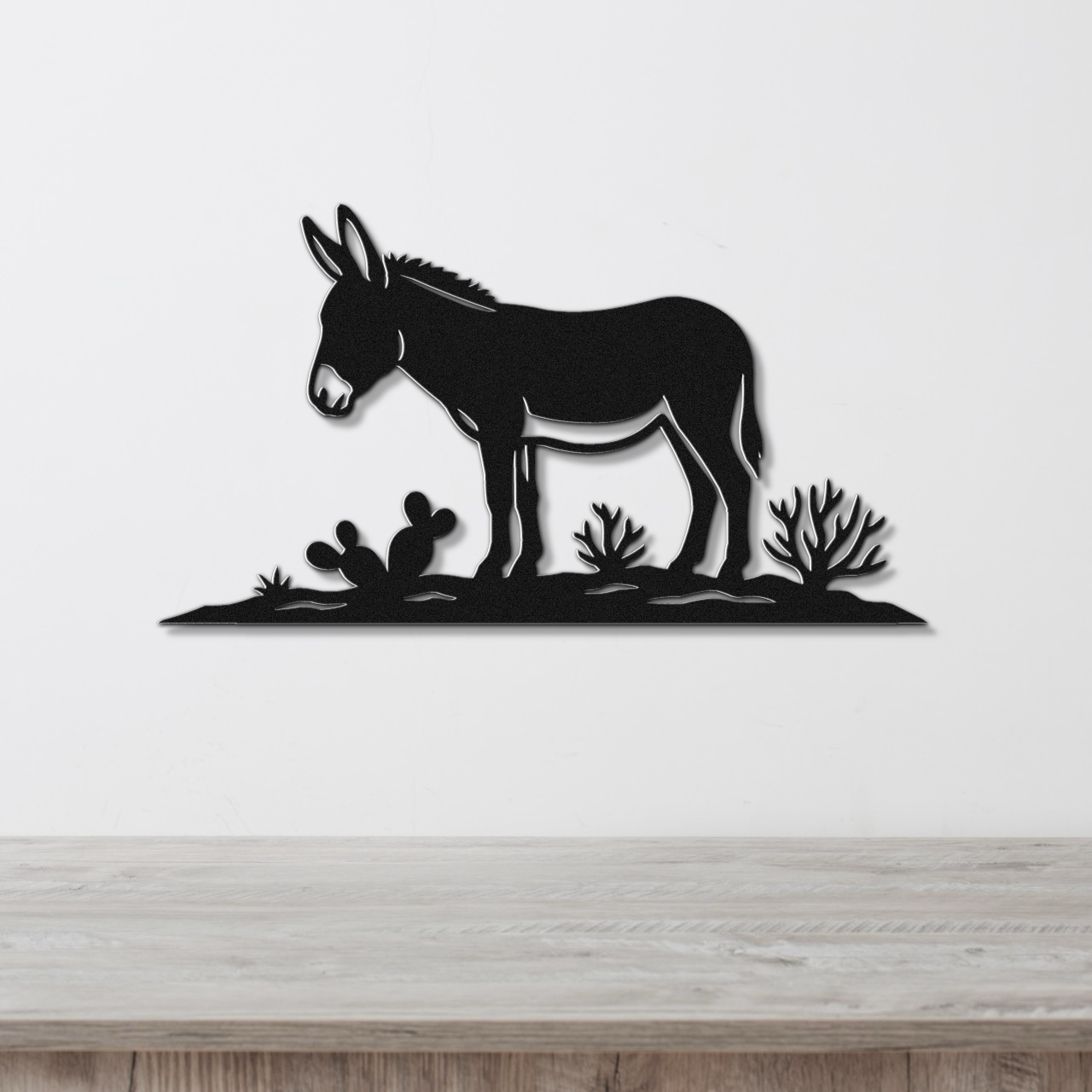 Burro Metal Wall Art