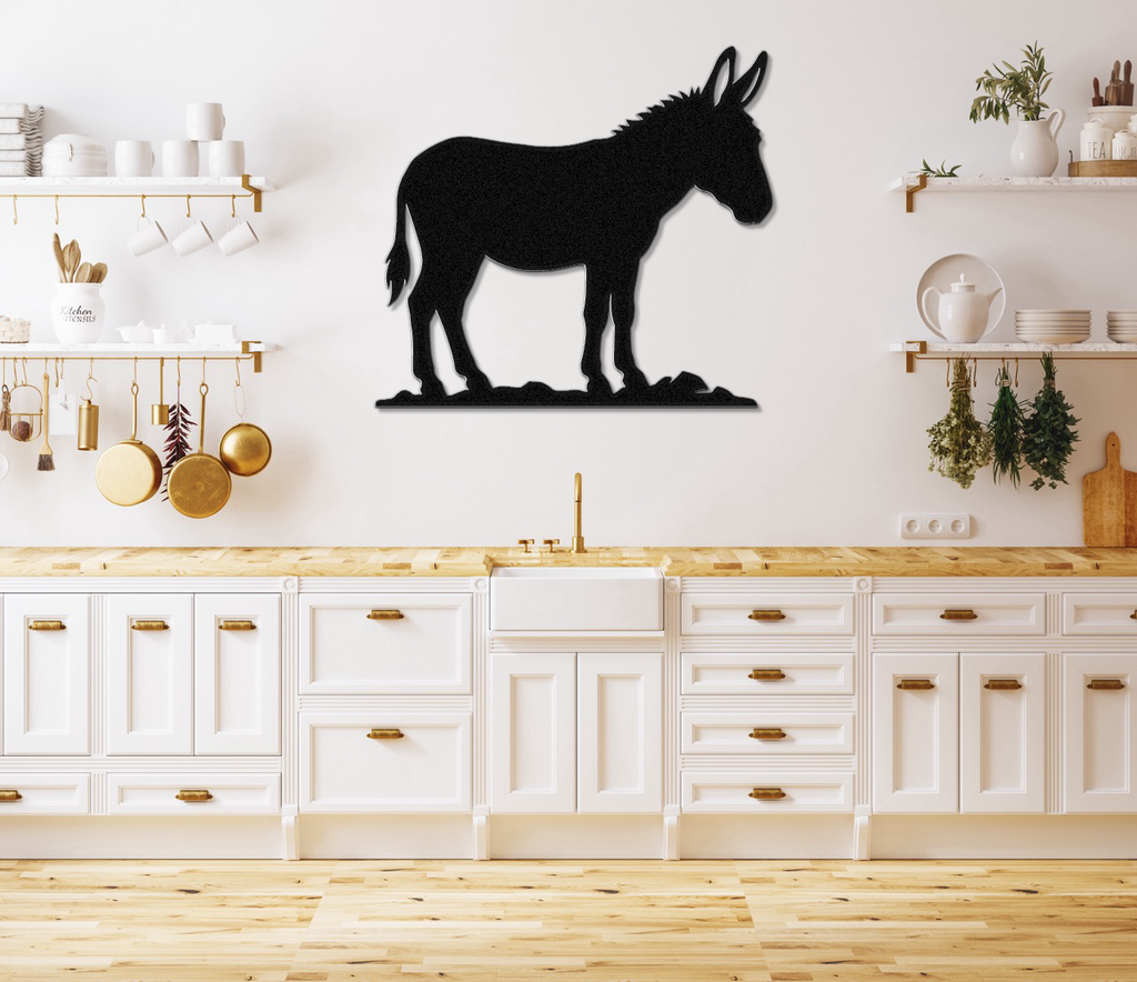 Burro Metal Wall Art