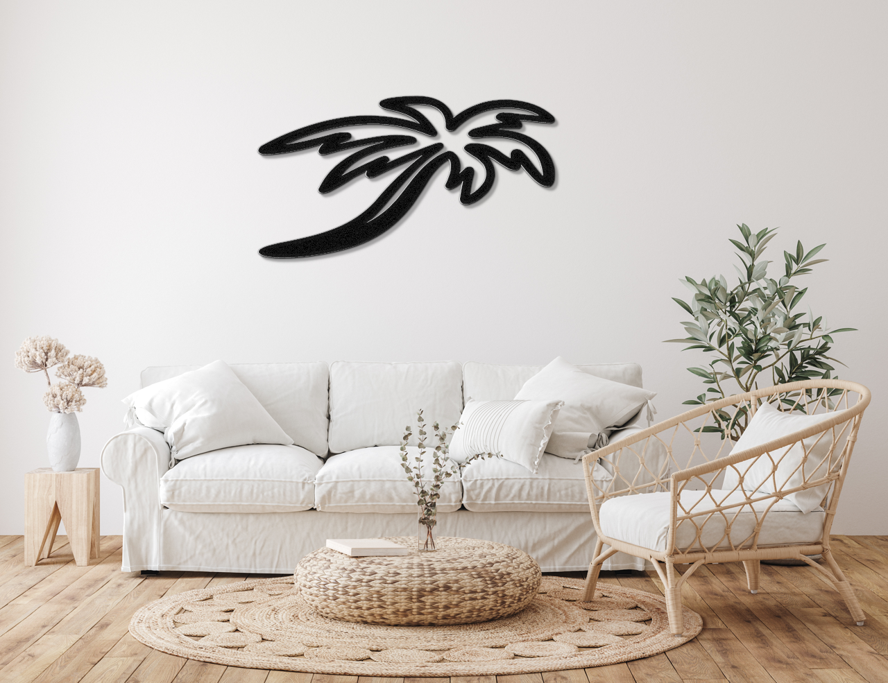 Palm Tree Metal Wall Art