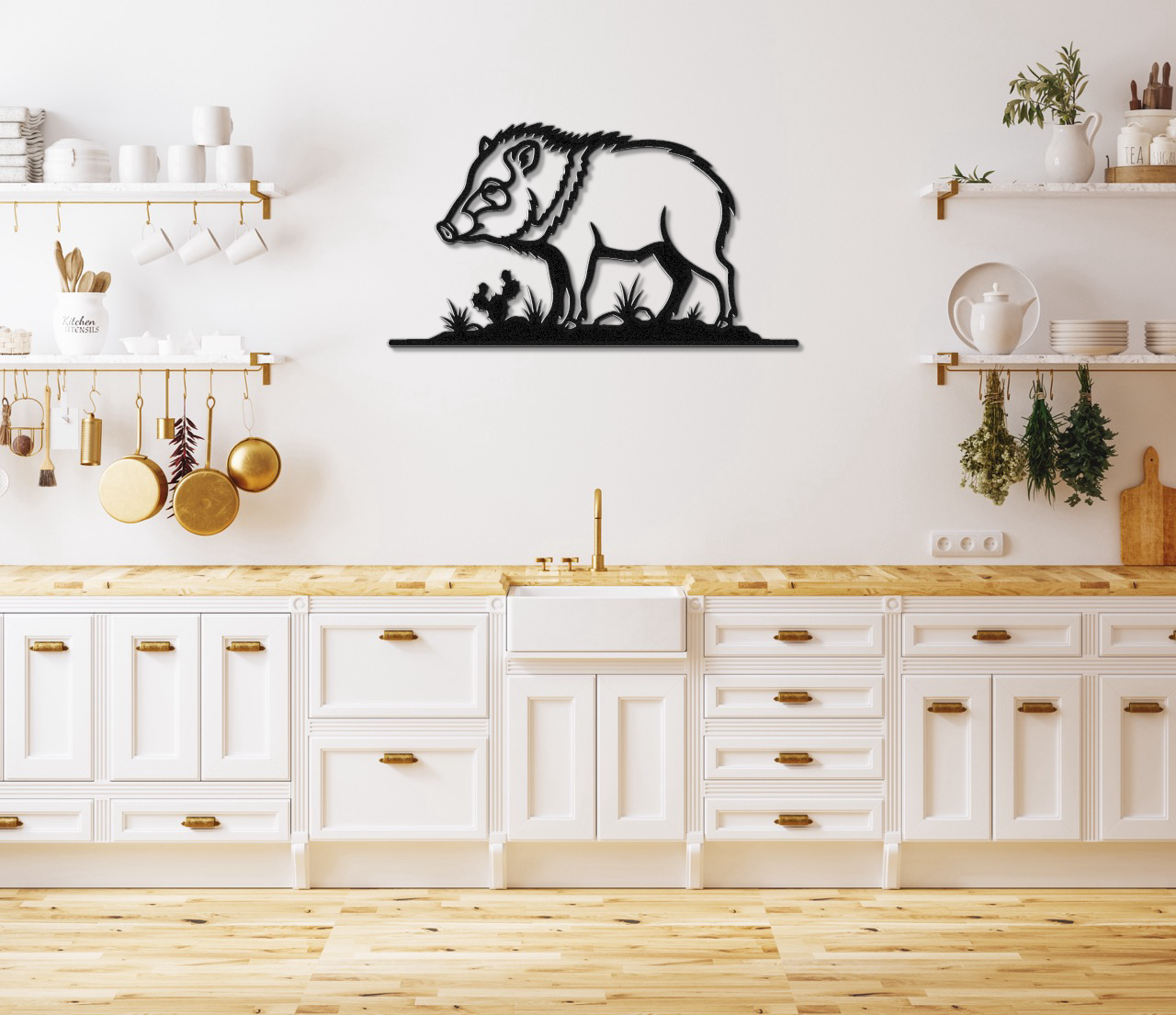 Javelina Metal Wall Art