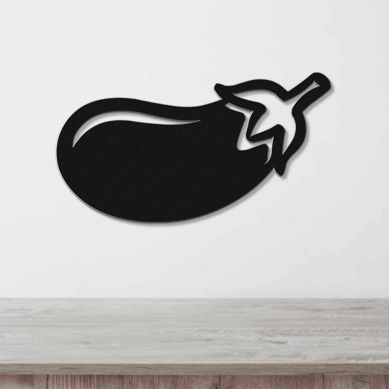 Eggplant Metal Wall Art