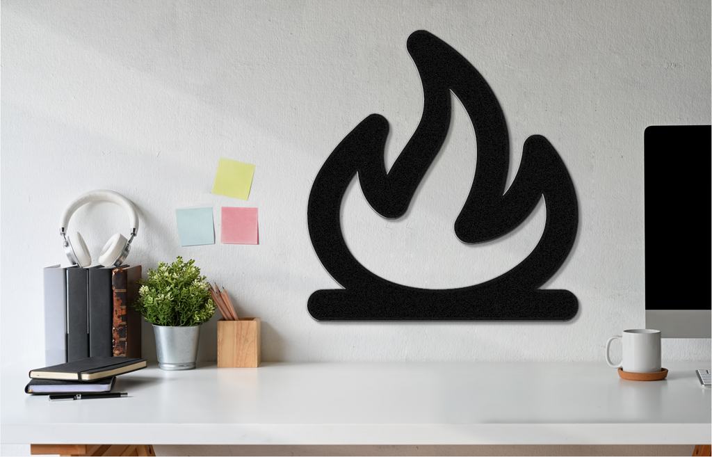 Campfire Metal Wall Art