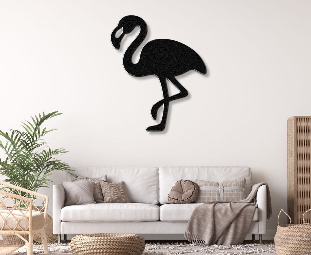 Flamingo Metal Wall Art