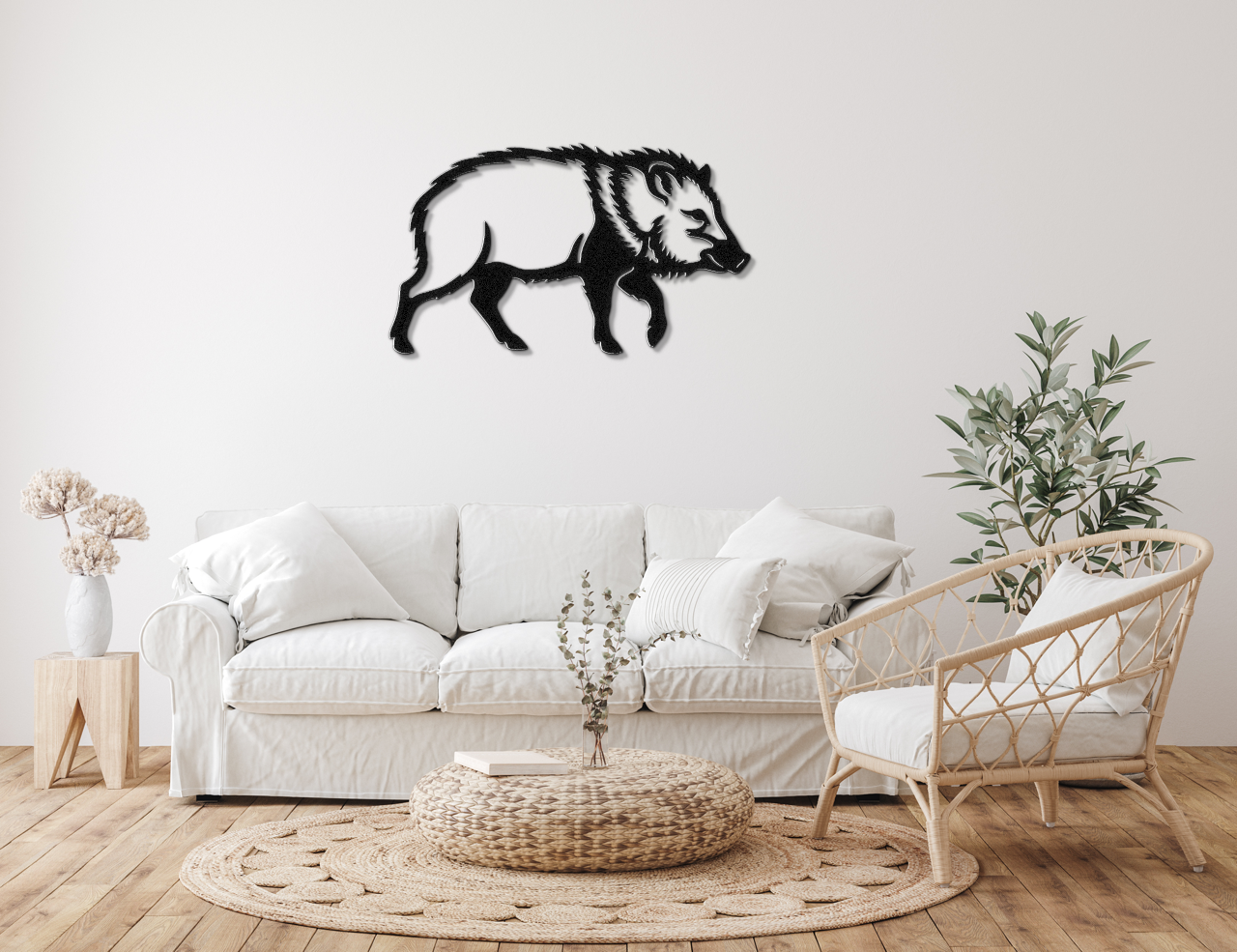 Javelina Metal Wall Art