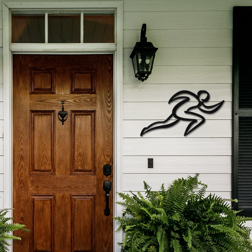 Runner Metal Wall Art
