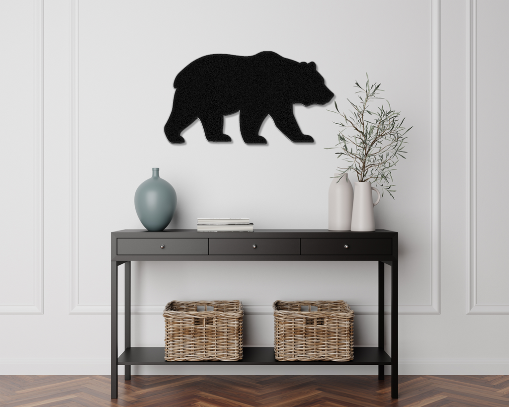 Bear Metal Wall Art