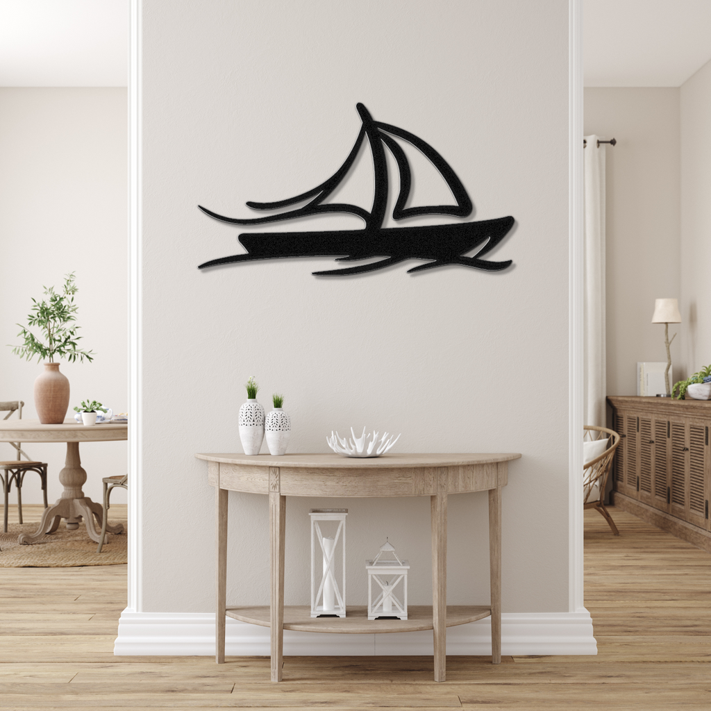 Sailboat Metal Wall Art