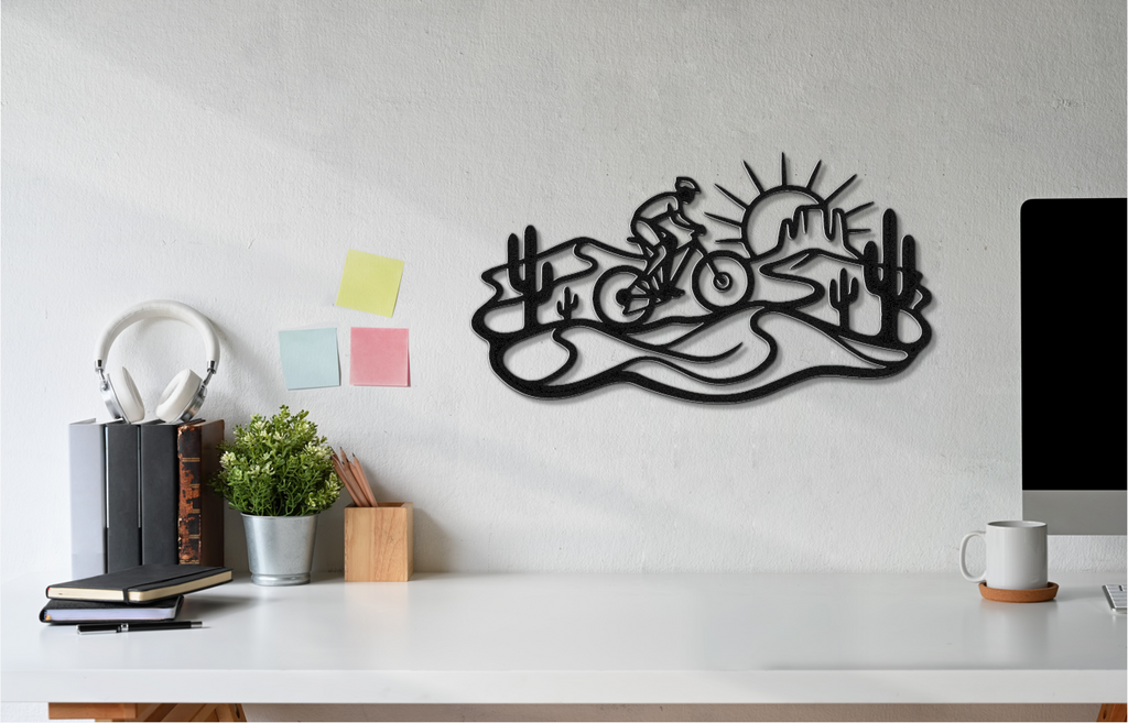 Arizona Cycling Metal Wall Art