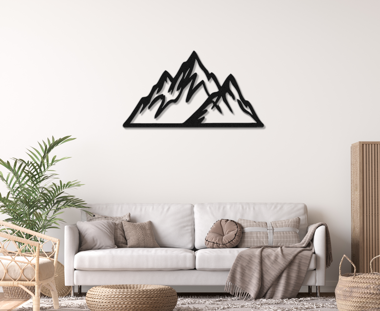Mountains Metal Wall Art