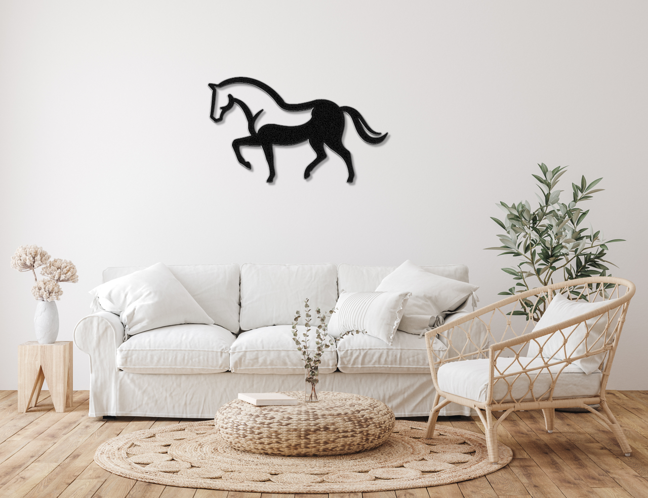 Horse Metal Wall Art