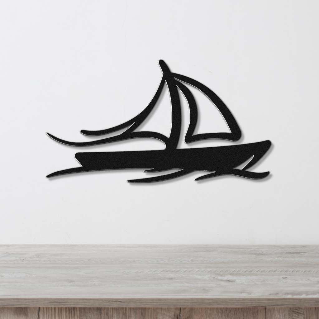 Sailboat Metal Wall Art