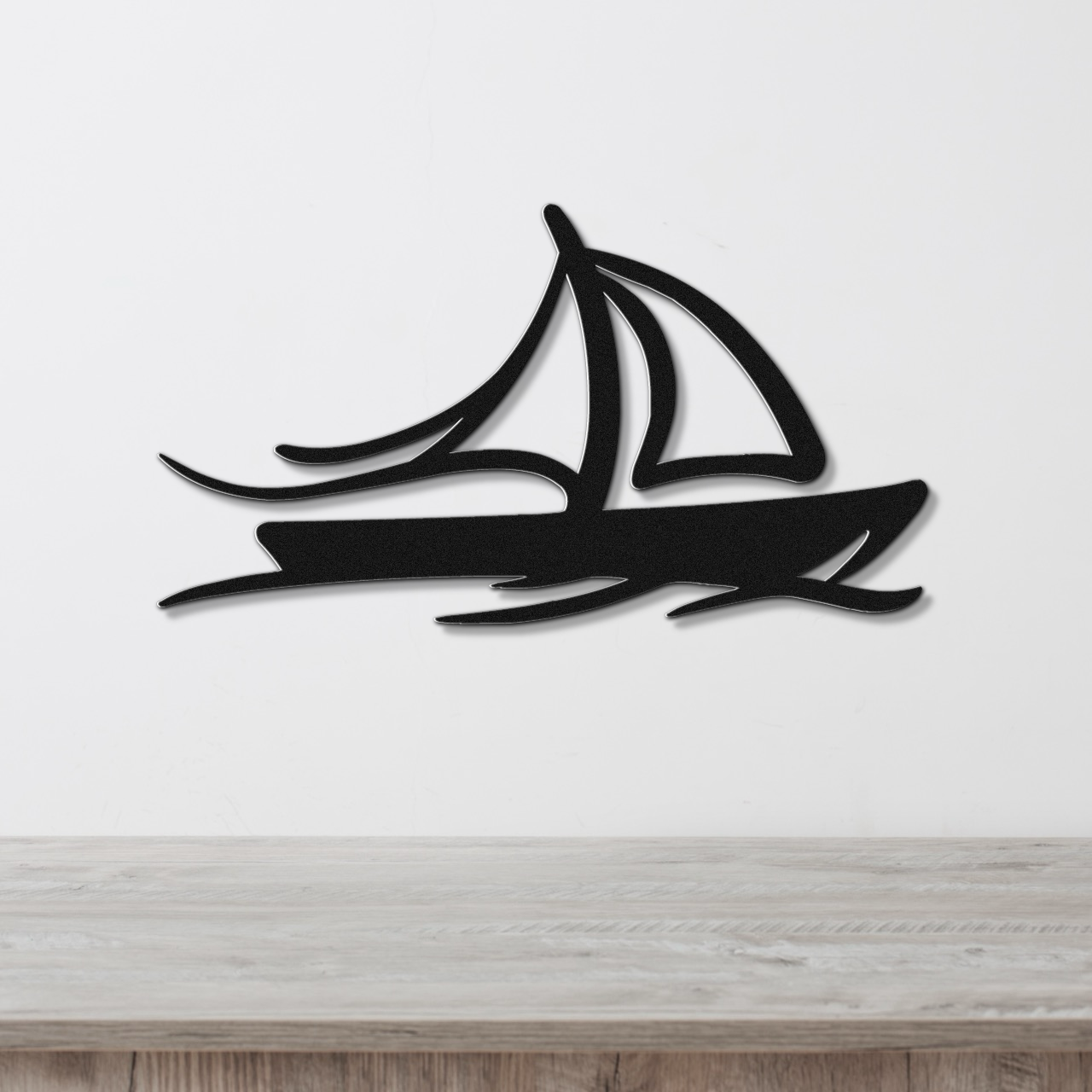 Sailboat Metal Wall Art