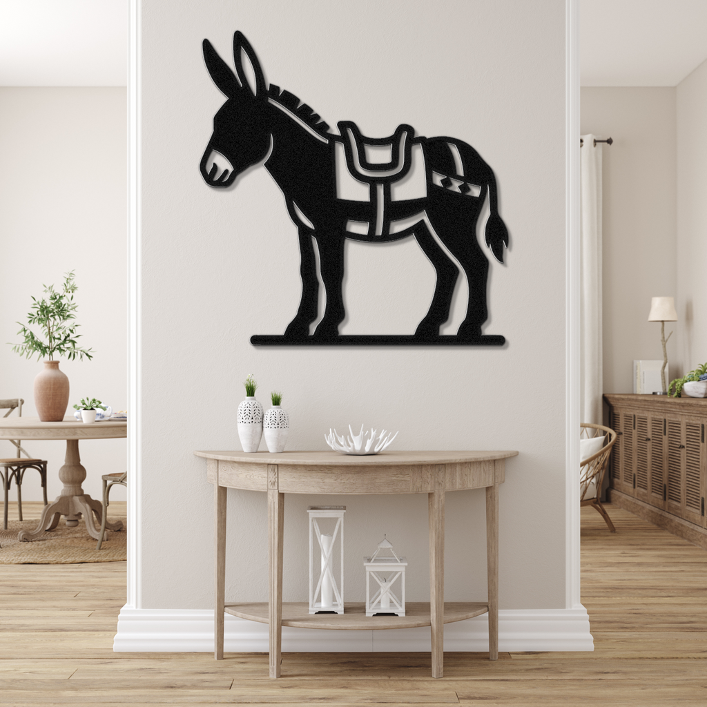 Burro Metal Wall Art