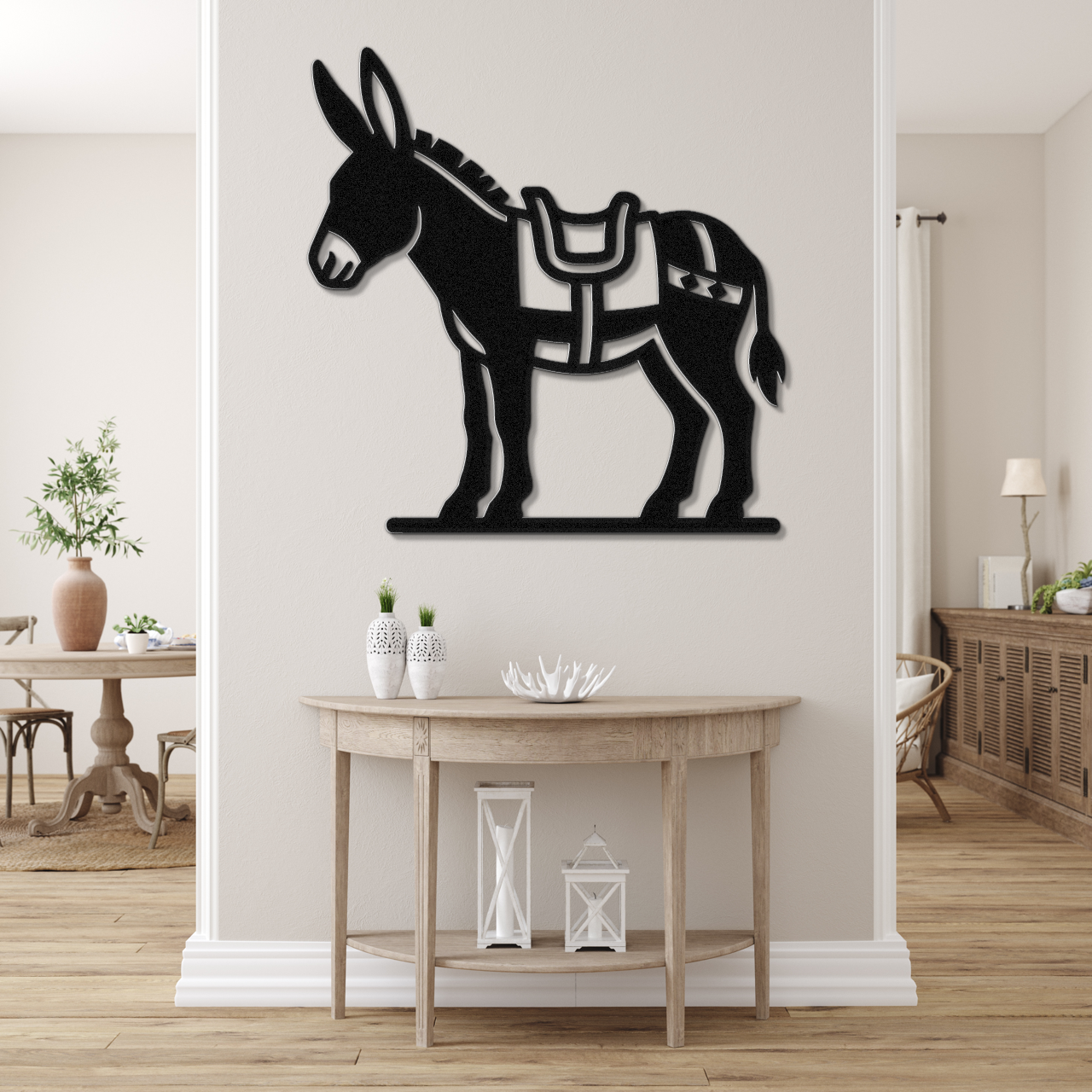 Burro Metal Wall Art