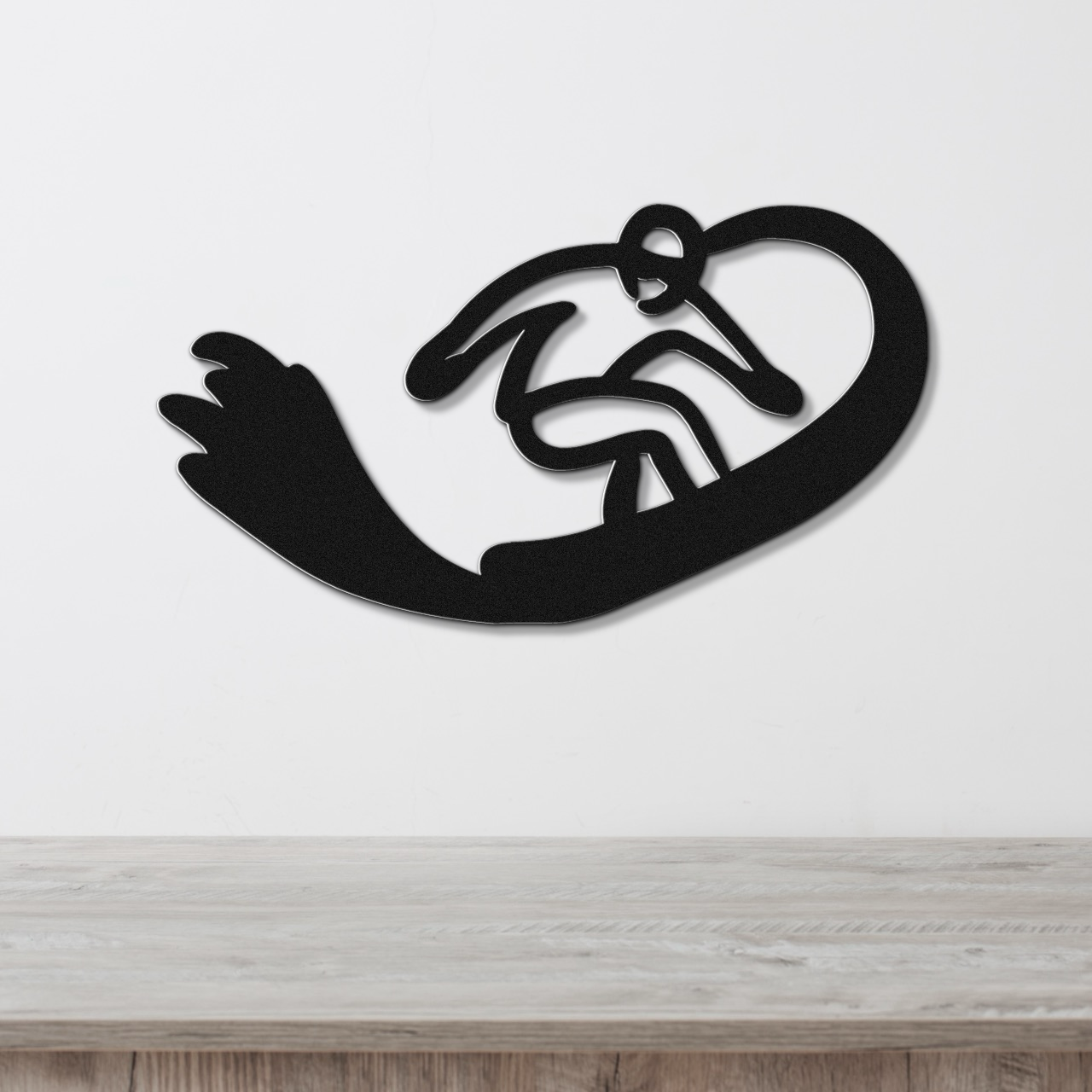 Snowboarding Metal Wall Art