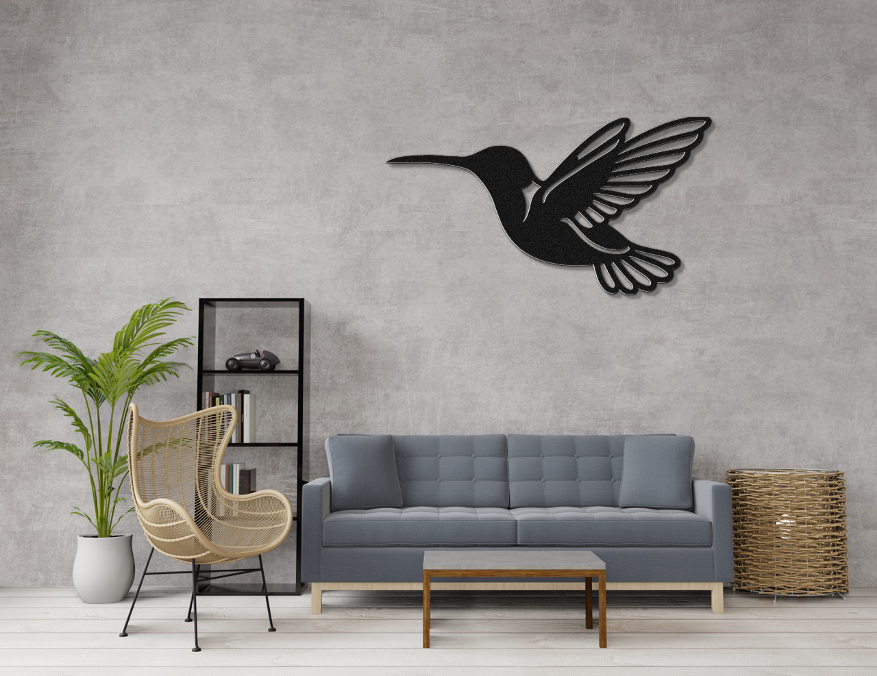 Hummingbird Metal Wall Art
