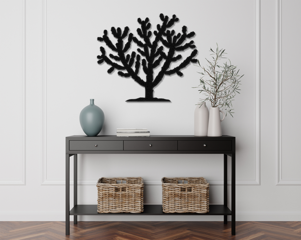 Cholla Cactus Metal Wall Art