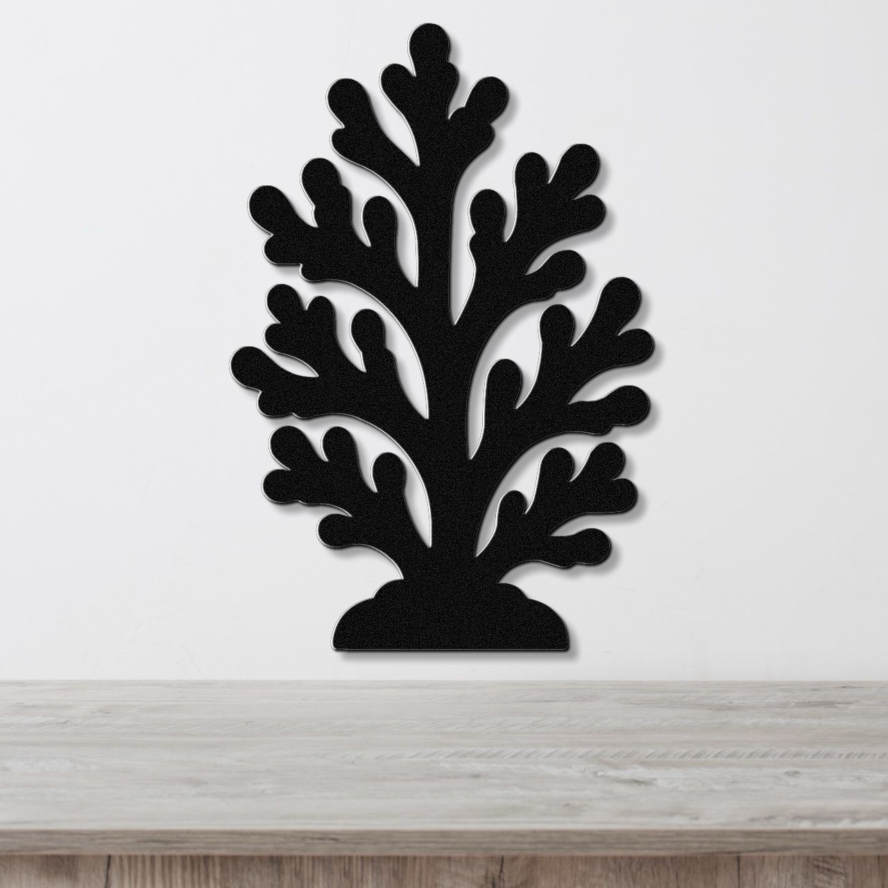 Coral Metal Wall Art