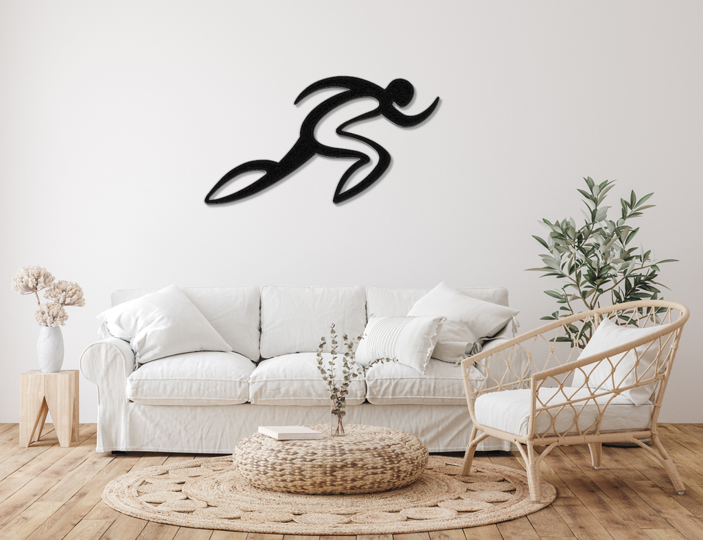 Runner Metal Wall Art