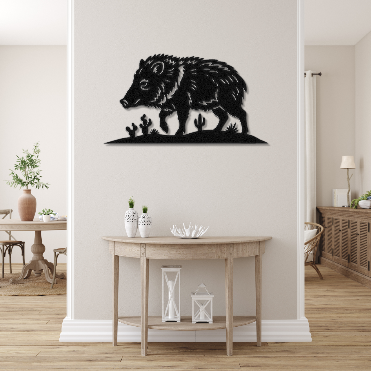 Javelina Metal Wall Art