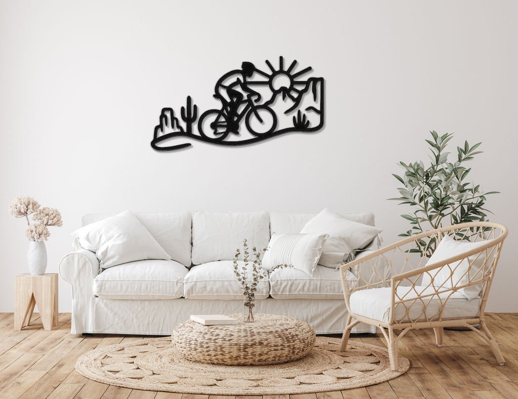 Arizona Cycling Metal Wall Art