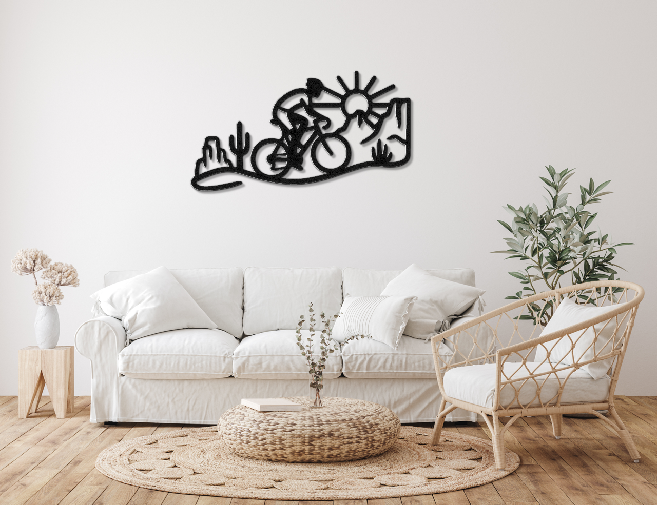 Arizona Cycling Metal Wall Art