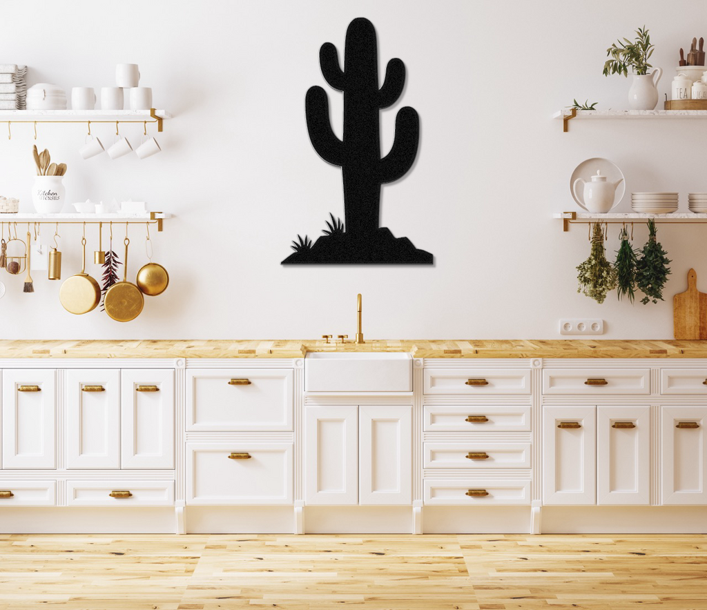 Saguaro cactus Metal Wall Art