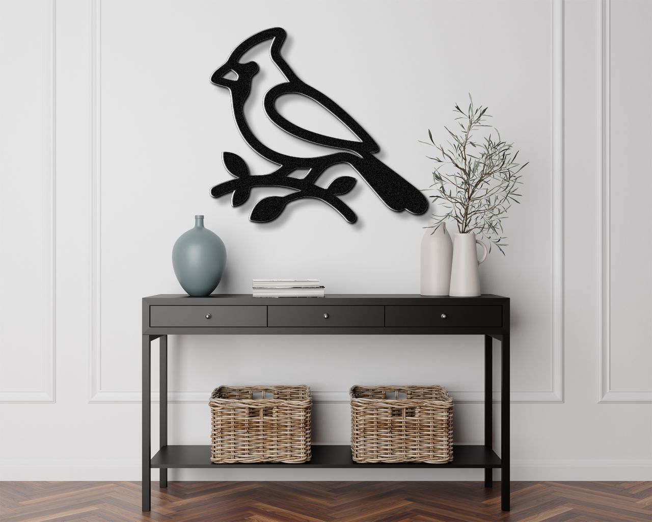 Cardinal Metal Wall Art