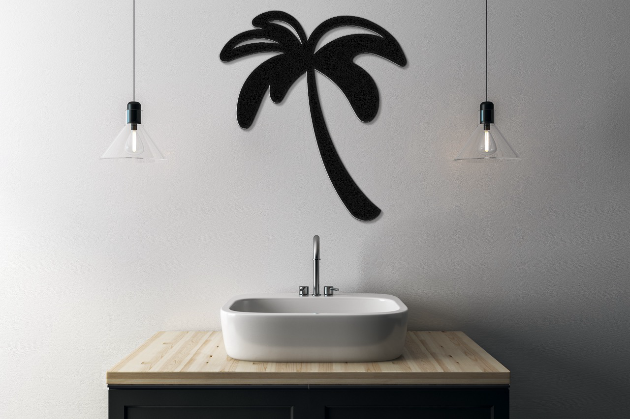 Palm Tree Metal Wall Art