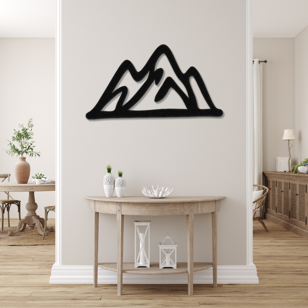 Mountains Metal Wall Art