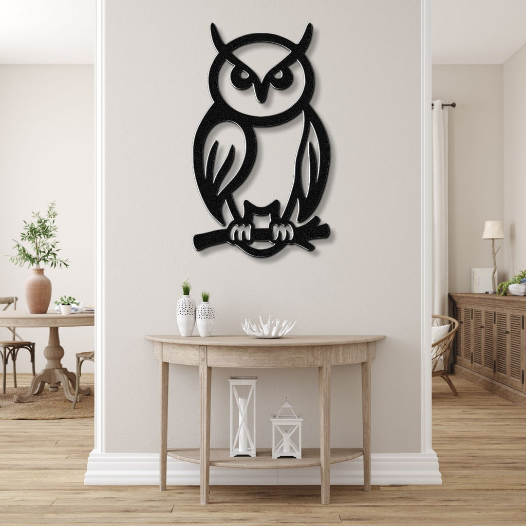 Owl Metal Wall Art