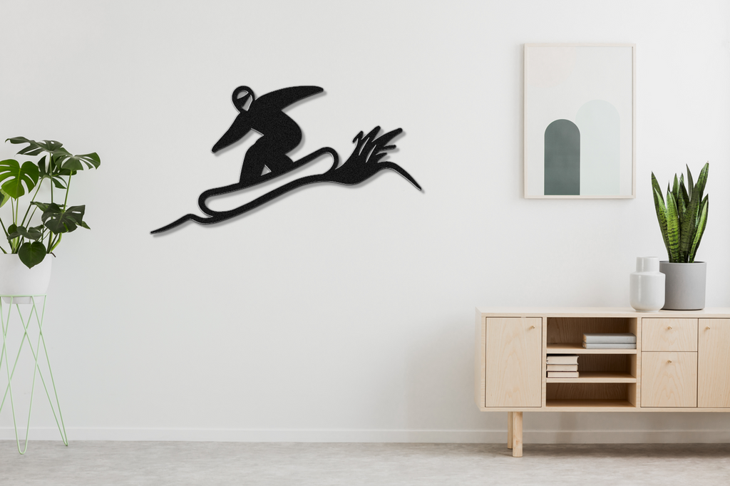 Snowboarding Metal Wall Art