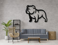 Bulldog Metal Wall Art