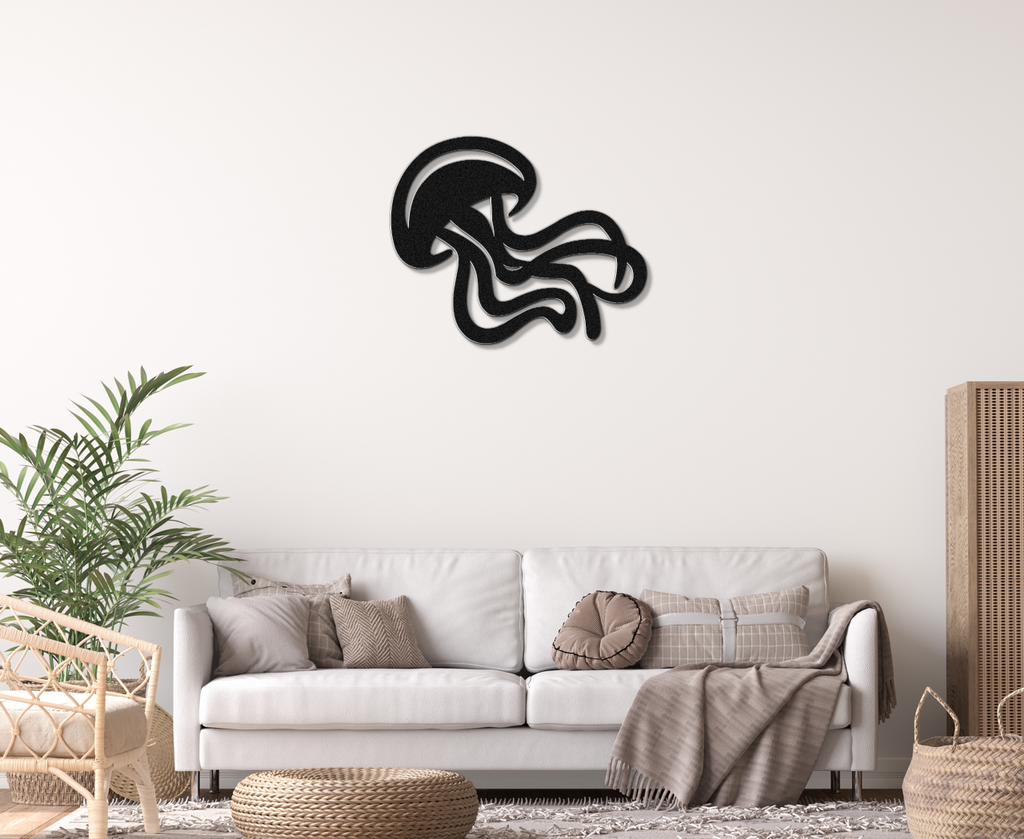 Jellyfish Metal Wall Art