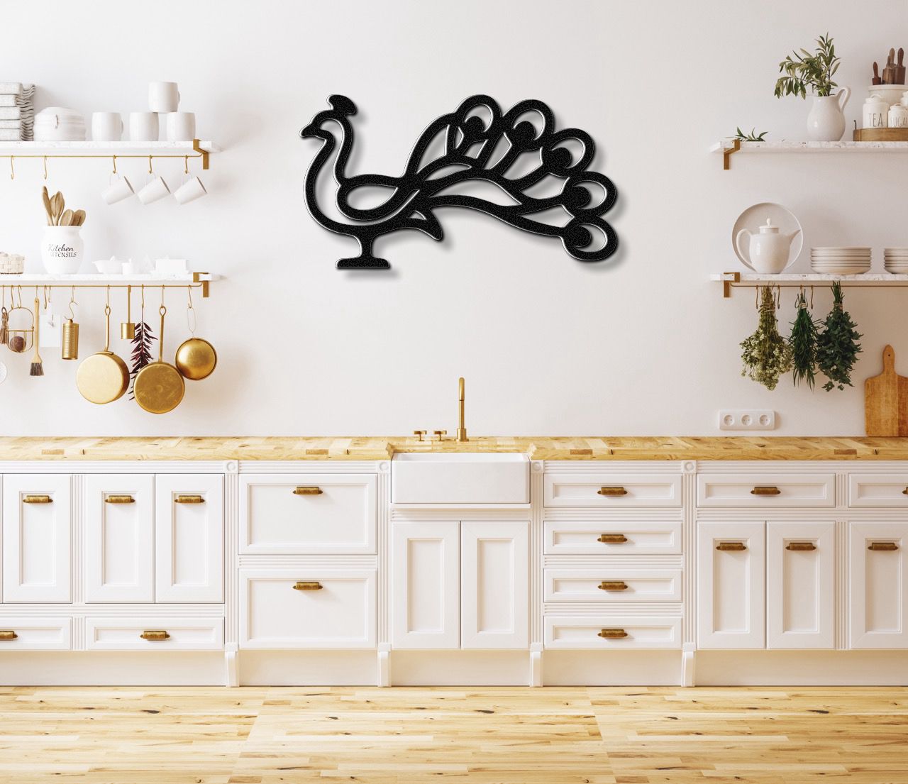 Peacock Metal Wall Art