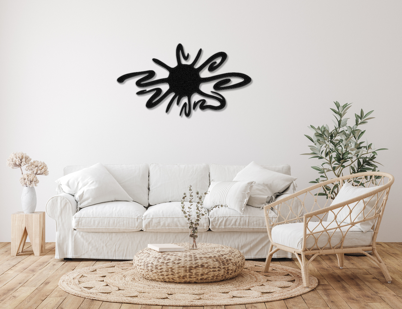 Sea Urchin Metal Wall Art