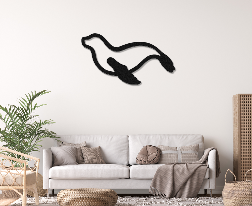 Sea Lion Metal Wall Art