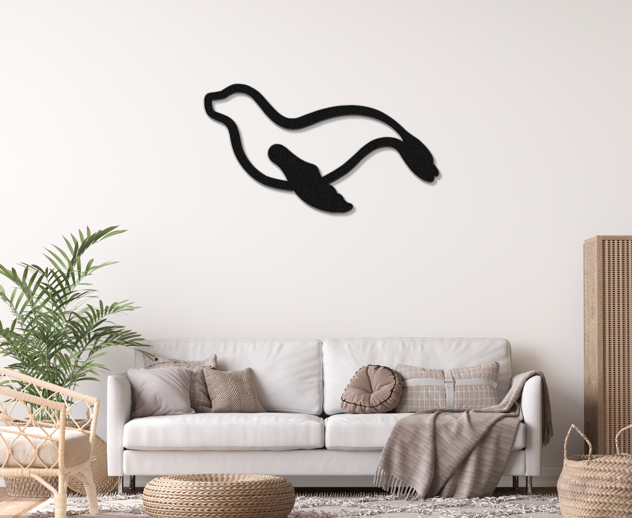 Sea Lion Metal Wall Art