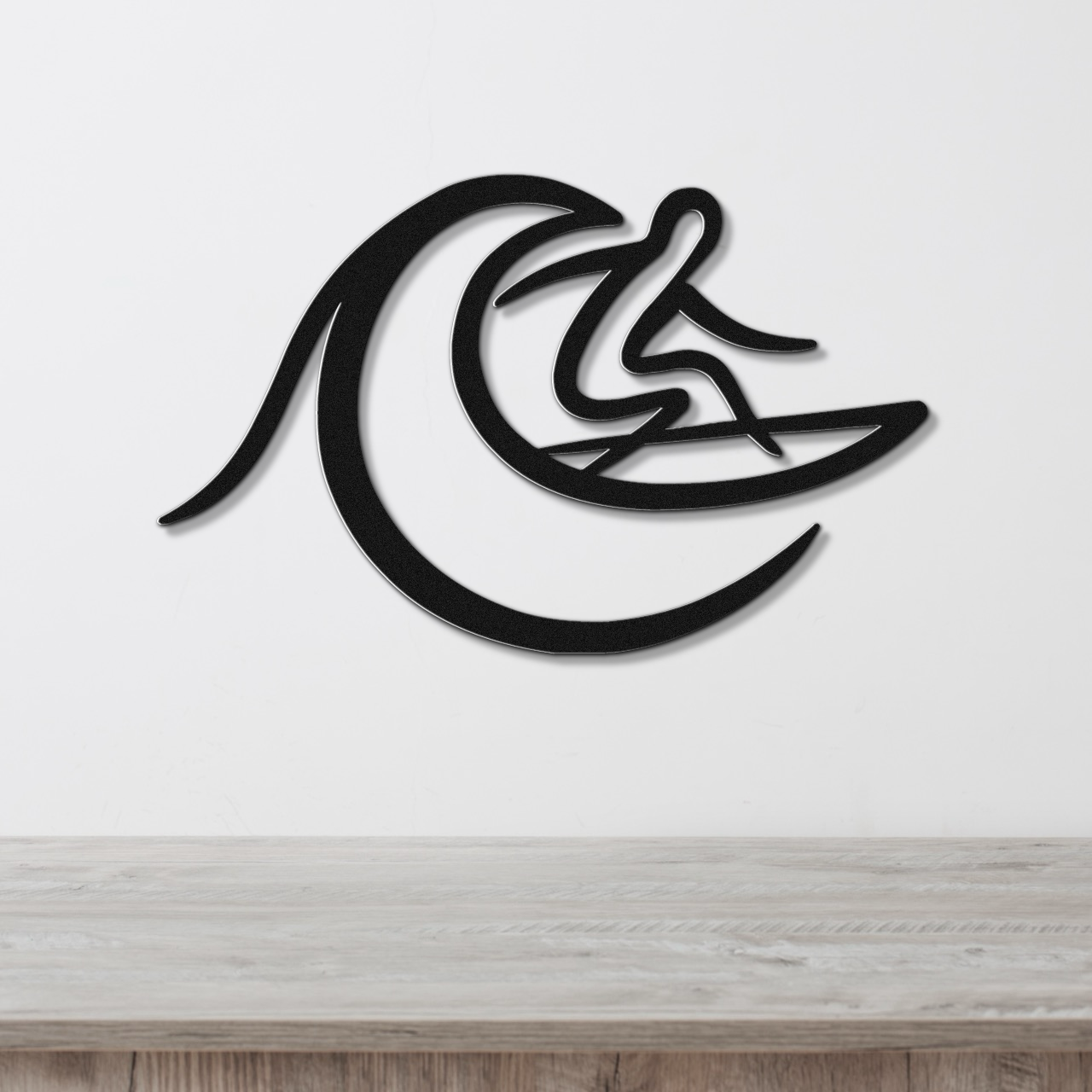 Surfer Metal Wall Art