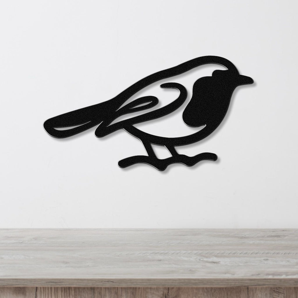 Robin Metal Wall Art