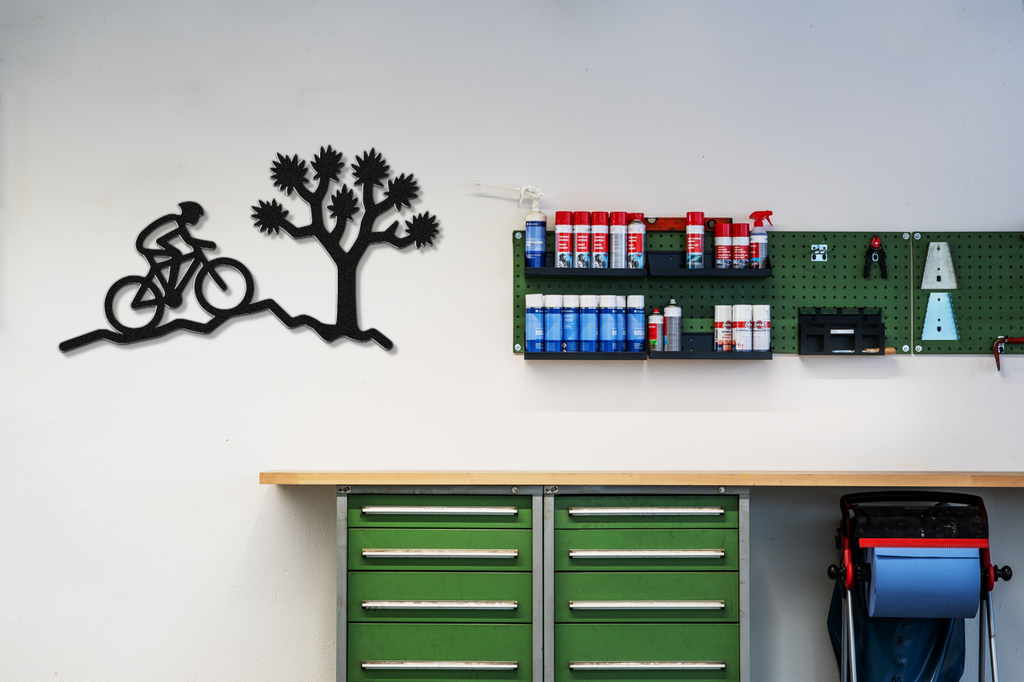 Joshua Tree Cycling Metal Wall Art