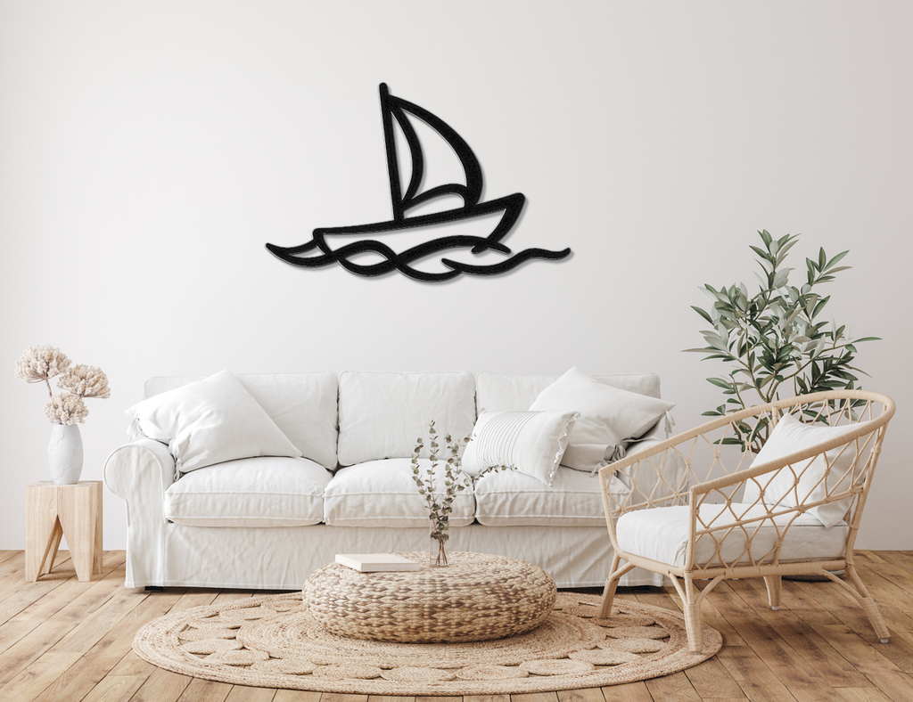 Sailboat Metal Wall Art