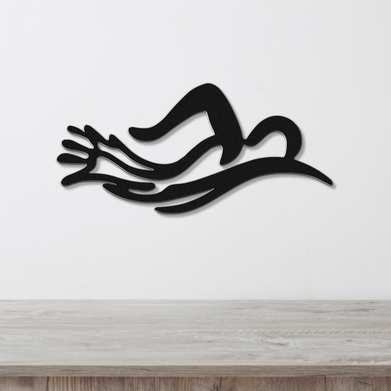 Swimmer Metal Wall Art