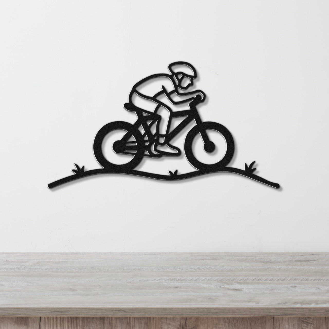 Cycling Metal Wall Art